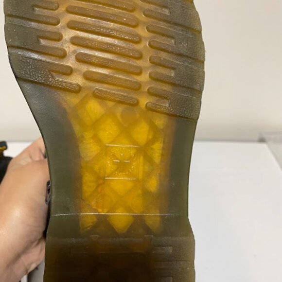 Dr. Martens 1460 J White Leather Lace Up Boots Size US 3 - Picture 13 of 13